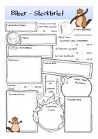 Aperçu - Apprentissages en autonomie - BIBER Steckbrief deutsch / allemand Biologie / bilingualer Unterricht - Page 1