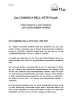 Vorschau - Unterrichtsreihen - Berühmte Stücke im Unterricht - COMMEDIA DELL'ARTE-Projekt - Seite 2