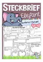Aperçu - Apprentissages en autonomie - ELEFANT Steckbrief deutsch / allemand Biologie / bilingualer Unterricht - Page de couverture