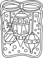 Aperçu - Matériel pour travaux manuels / dessin - Coloriages Boules de Noël - Page 3
