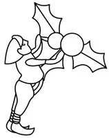 Aperçu - Matériel pour travaux manuels / dessin - Coloriages Lutins de Noël - Page 2