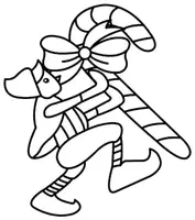 Aperçu - Matériel pour travaux manuels / dessin - Coloriages Lutins de Noël - Page de couverture