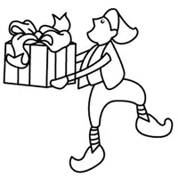 Aperçu - Matériel pour travaux manuels / dessin - Coloriages Lutins de Noël - Page 3