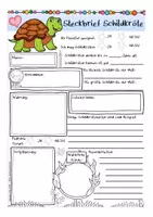 Aperçu - Apprentissages en autonomie - SCHILDKRÖTE Steckbrief deutsch / allemand Biologie / bilingualer Unterricht - Page 1