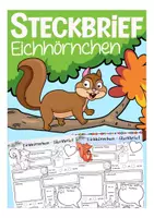 Aperçu - Apprentissages en autonomie - EICHHÖRNCHEN Steckbrief deutsch / allemand Biologie / bilingualer Unterricht - Page de couverture