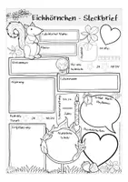 Aperçu - Apprentissages en autonomie - EICHHÖRNCHEN Steckbrief deutsch / allemand Biologie / bilingualer Unterricht - Page 2