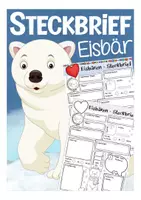 Aperçu - Apprentissages en autonomie - EISBÄR Steckbrief deutsch / allemand Biologie / bilingualer Unterricht - Page de couverture
