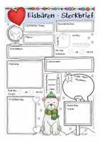 Aperçu - Apprentissages en autonomie - EISBÄR Steckbrief deutsch / allemand Biologie / bilingualer Unterricht - Page 1