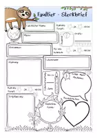 Aperçu - Apprentissages en autonomie - FAULTIER Steckbrief deutsch / allemand Biologie / bilingualer Unterricht - Page 1
