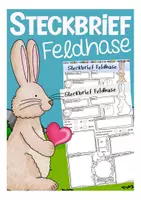 Aperçu - Apprentissages en autonomie - FELDHASE Steckbrief deutsch / allemand Biologie / bilingualer Unterricht - Page de couverture