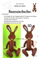 Vorschau - Arbeitsblätter - Basteln für Ostern: Haseneierbecher - Deckblatt