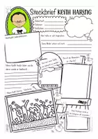 Aperçu - Apprentissages en autonomie - Keith Haring Steckbrief Kunst Deutsch / Allemand - Page 2