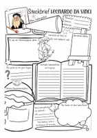 Aperçu - Apprentissages en autonomie - Leonardo da Vinci Steckbrief Kunst Deutsch / Allemand - Page 2