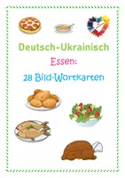 Vorschau - Fördermaterial/Inklusion - Materialpaket DaZ/DaF: #edukilights22 Deutsch-Ukrainisch VIDEOS mit AUSSPRACHE + BILD-WORTKARTEN - Deckblatt