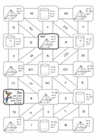 Vorschau - Arbeitsblätter - Labyrinthspiel Zylinder und Pyramide - Seite 2