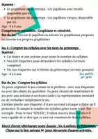 Aperçu - Préparation de séance / Séance complète - Les ateliers du Printemps en Maternelle (PS MS GS) - Page 3