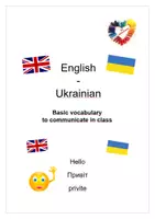 Vorschau - Fördermaterial/Inklusion - DaZ/DaF: Materialpaket: Deutsch Ukrainisch Basisvokabular zur schnellen Verständigung in der Klasse ABC Klassenregeln - Seite 1