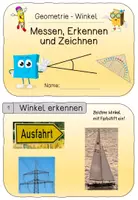 Vorschau - Unterrichtsreihen - Geometrie Winkel Rechter Winkel Messen Mathe Geodreieck - Seite 1