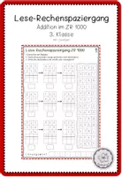 Vorschau - Arbeitsblätter - Materialpaket: Schriftliche Addition ZR 1000 - Seite 1