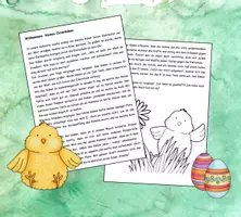 Vorschau - Text - Geschichte Osterküken - Deckblatt