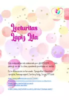 Vista previa - Hojas de trabajo - LECTURITAS 1° LÁPIZ LILA - página 2