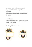 Vista previa - Hojas de trabajo - LECTURITAS 1° LÁPIZ LILA - página 3