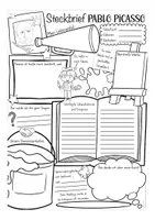 Aperçu - Apprentissages en autonomie - Pablo Picasso Steckbrief Kunst Deutsch / Allemand - Page 3