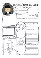Aperçu - Apprentissages en autonomie - René Magritte Steckbrief Kunst Deutsch / Allemand - Page 2