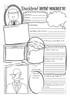 Aperçu - Apprentissages en autonomie - René Magritte Steckbrief Kunst Deutsch / Allemand - Page 3