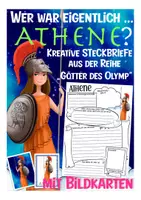 Aperçu - Apprentissages en autonomie - Steckbrief ATHENE deutsch Geschichte / Religion - Götter des Olymp - Page de couverture