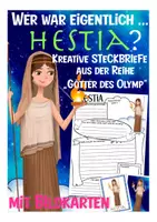 Aperçu - Apprentissages en autonomie - Steckbrief HESTIA deutsch Geschichte / Religion - Götter des Olymp - Page de couverture