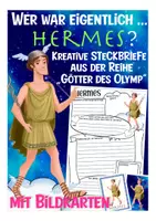 Aperçu - Apprentissages en autonomie - Steckbrief HERMES deutsch Geschichte / Religion - Götter des Olymp - Page de couverture