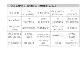 Vorschau - Spiele - Wörter gewinnen Dis Donc 6 unité 6 - Seite 2