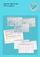 Vorschau - Spiele - Wörter gewinnen Dis Donc 6 unité 6 - Deckblatt
