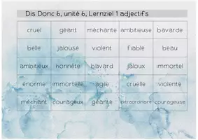 Vorschau - Spiele - Wörter gewinnen Dis Donc 6 unité 6 - Seite 3