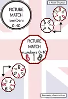 Vorschau - Spiele - Picture match: Numbers 0-10 - Deckblatt