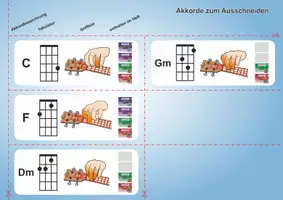 Vorschau - Arbeitsblätter - Lied für die ukulele - I Like the Flowers - Seite 3