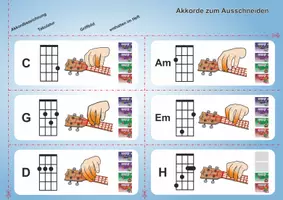 Vorschau - Arbeitsblätter - Lied für die ukulele - Kalinka - Seite 3