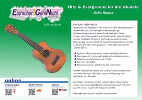 Vorschau - Arbeitsblätter - Lied für die ukulele - Bella Bimba - Deckblatt