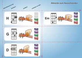 Vorschau - Arbeitsblätter - Lied für die ukulele - Bella Bimba - Seite 3
