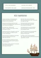 Vorschau - Unterrichtsreihen - Nis Randers Ballade - Seite 2