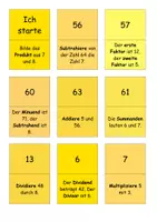 Vorschau - Spiele - 2 Spiele Mathematik Fachbegriffe der Grundrechenarten - Deckblatt