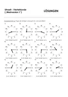 Aperçu - Préparation de séquence / Séquence complète - Kit pédagogique "Uhrzeit gemischt" pour les cours d'allemand - Page 1
