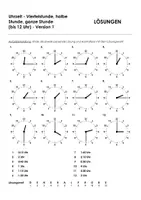 Aperçu - Jeux - Uhrzeit viertel halb ganz 3 pour les cours d'allemand - Page 3