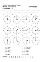 Aperçu - Préparation de séquence / Séquence complète - Uhrzeit viertel halb ganz 2 pour les cours d'allemand - Page 3