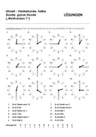 Aperçu - Jeux - Uhrzeit viertel halb ganz 1 pour les cours d'allemand - Page 3
