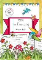 Vorschau - Arbeitsblätter - Diktat Im Frühling, Klasse 3 und 4 - Deckblatt