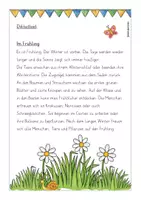Vorschau - Arbeitsblätter - Diktat Im Frühling, Klasse 3 und 4 - Seite 2