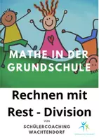 Vorschau - Arbeitsblätter - Rechnen mit Rest, Division in 276 Aufgaben - Deckblatt