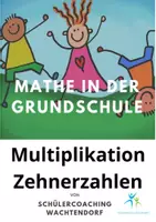 Vorschau - Arbeitsblätter - Multiplikation mit Zehnerzahlen - Deckblatt